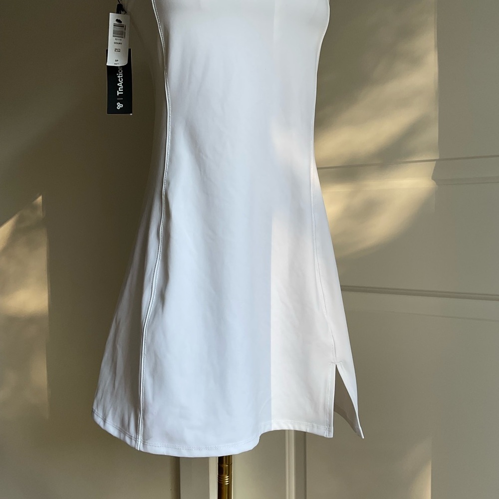 Aritzia TNA White SLICK court dress - Picture 4 of 6